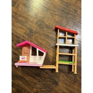 Barbie Pet Playset and Chicken Coop Incomplete